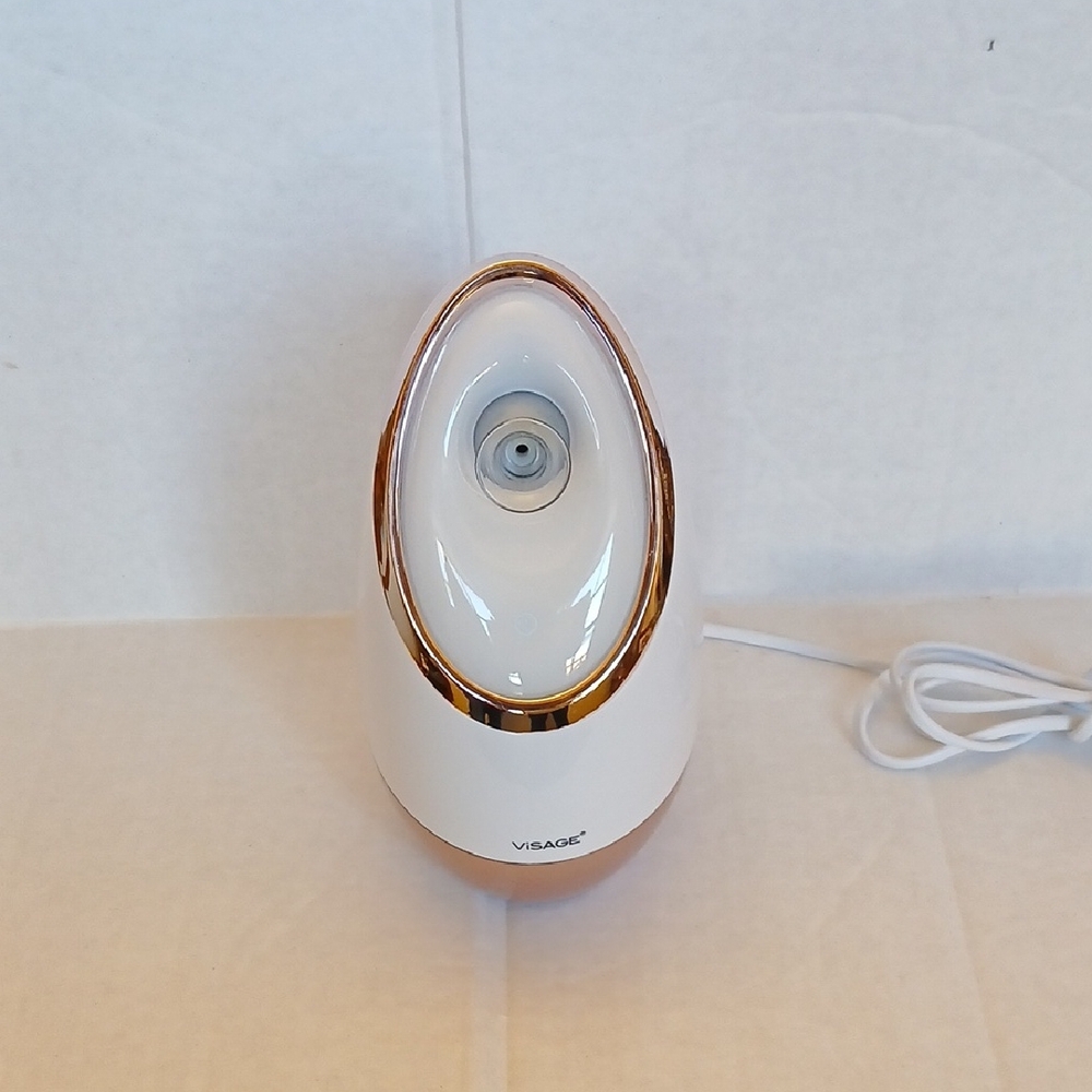Sage White and Gold Skincare Facial Steamer